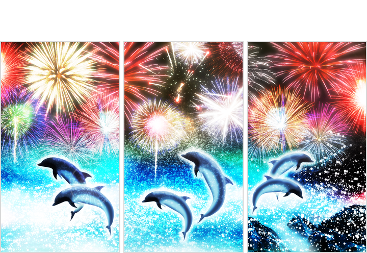 イルカと花火 Liveux詳細ページ 幻想 Cmn Detail Lux Set